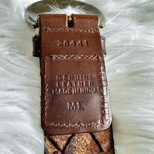Brown Genuine Leather Belt